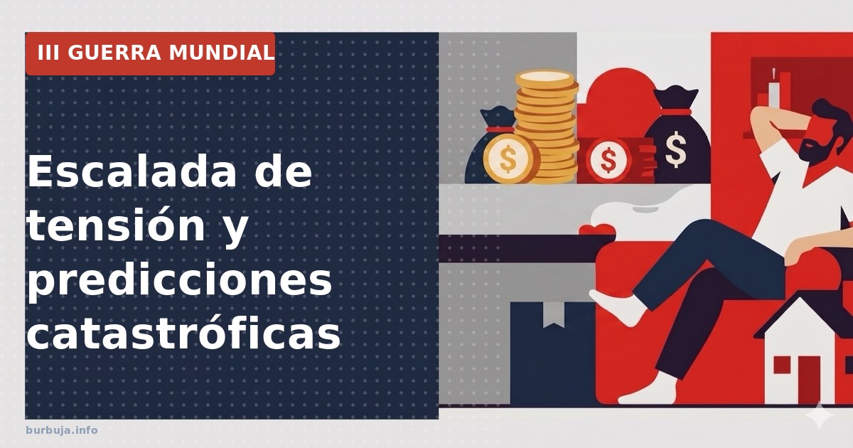 Predicciones de catástrofe: análisis de la escalada militar y riesgos globales.
