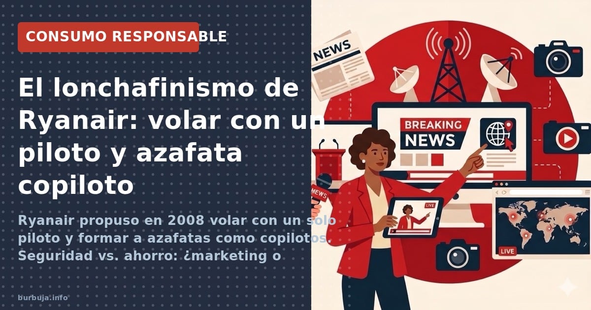 Ryanair propone volar con un solo piloto. Analizamos la legalidad, la estrategia publicitaria y los riesgos de seguridad detr