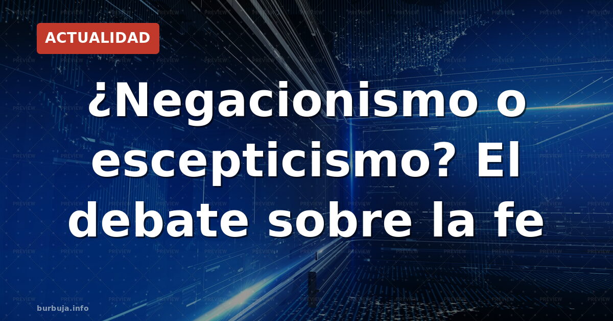 ¿Son los ateos los nuevos negacionistas?