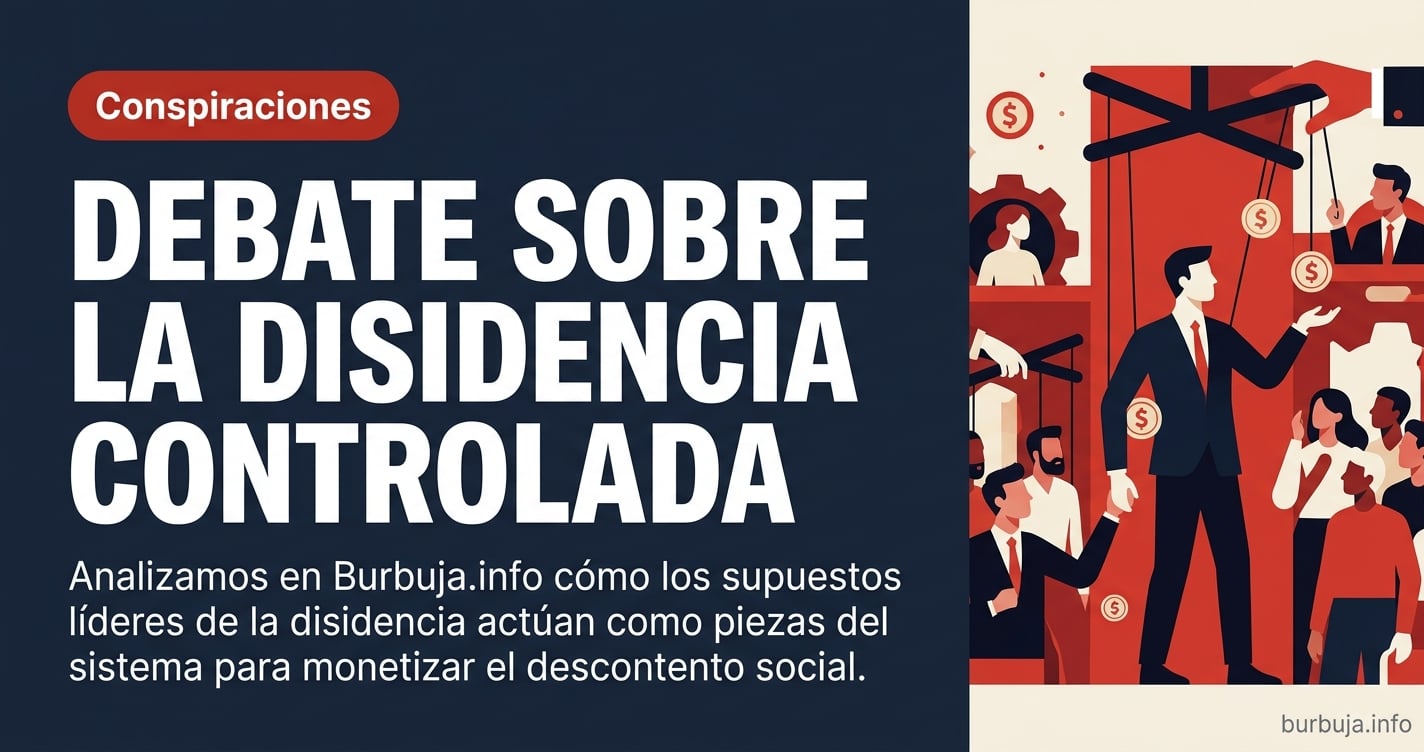Analizamos en Burbuja.info cómo los supuestos líderes de la disidencia actúan como piezas del sistema para monetizar el desco
