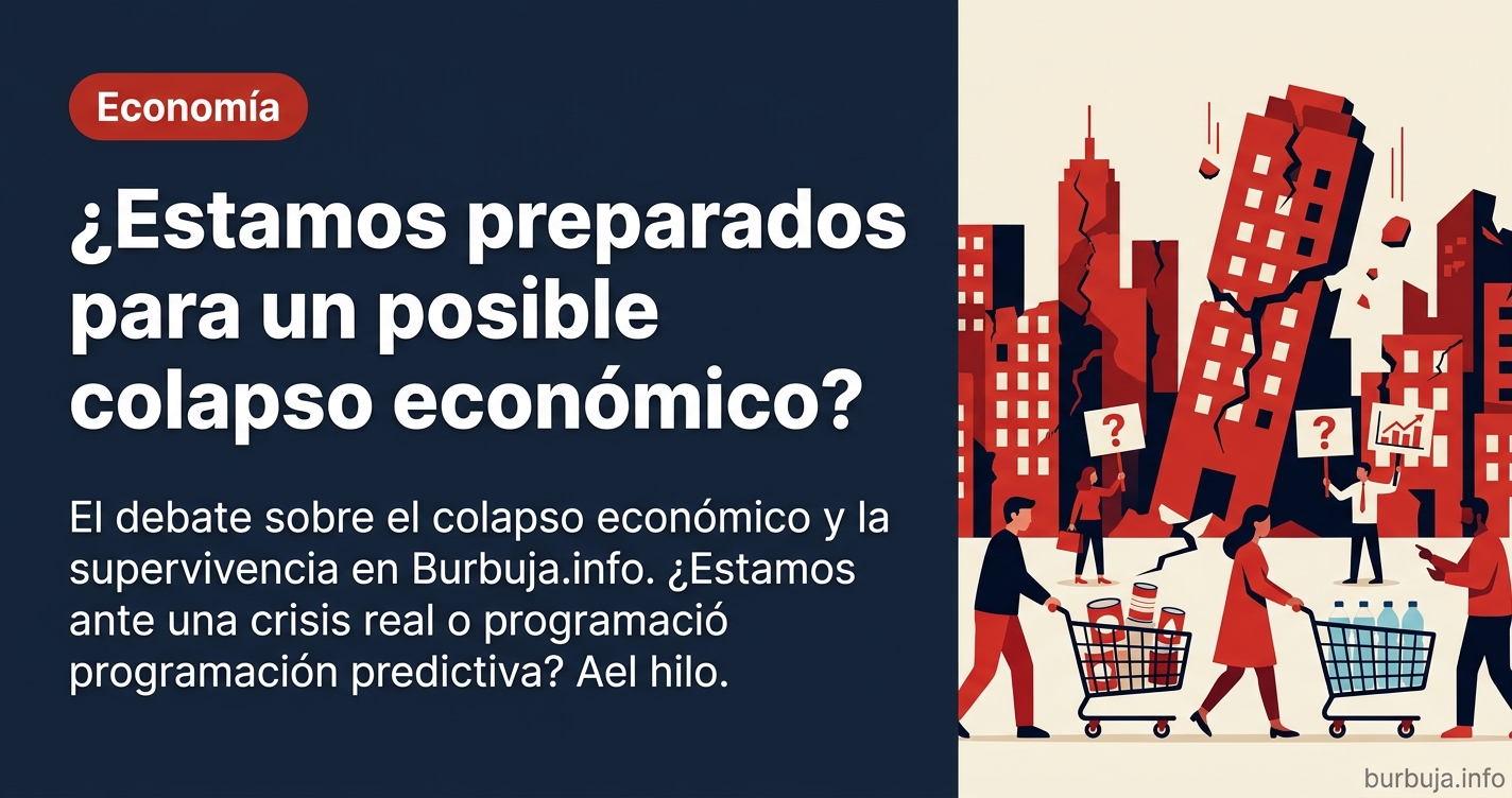 El debate sobre el colapso económico y la supervivencia en Burbuja.info. ¿Estamos ante una crisis real o programación predict