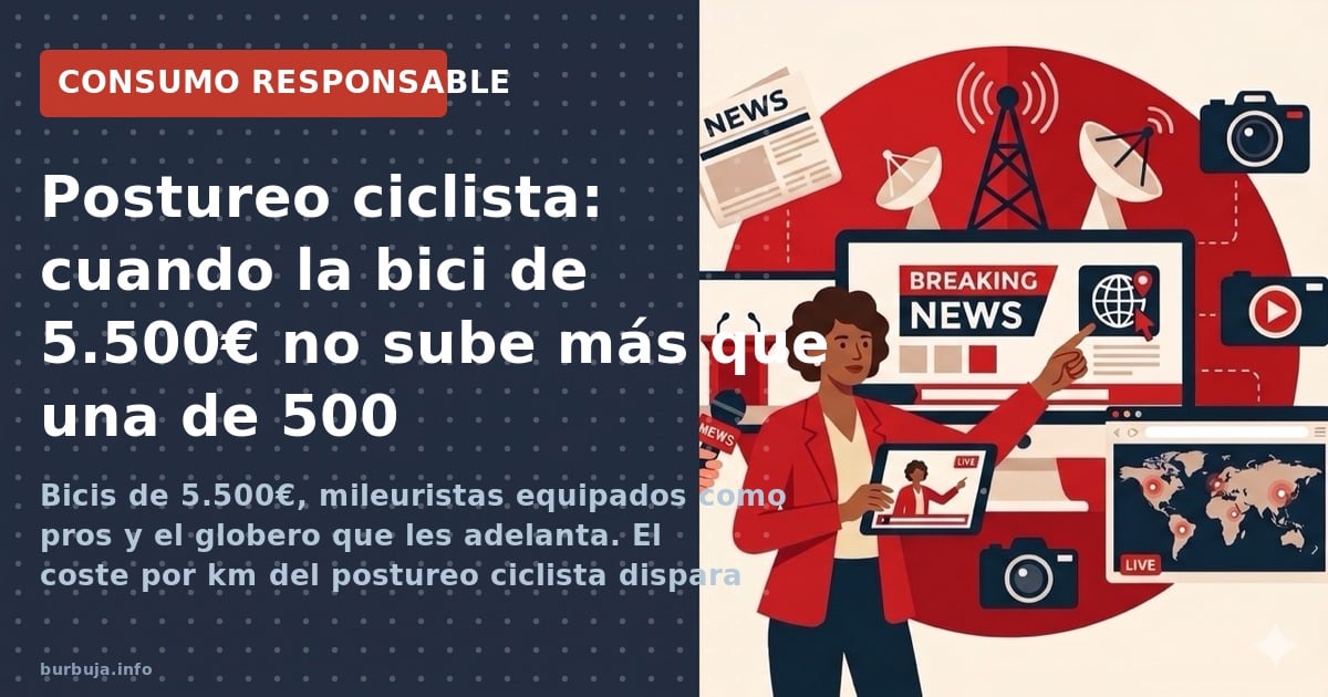 El postureo ciclista arruina a mileuristas con bicis de lujo