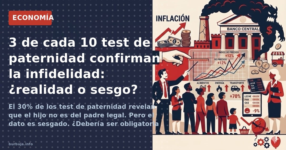 El 30% de los test de paternidad revelan que el hijo no es del padre legal. Pero el dato es sesgado. ¿Debería ser obligatoria
