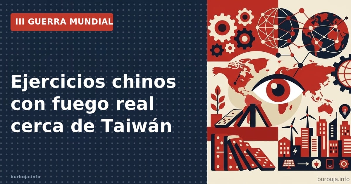 China realiza ejercicios militares con fuego real cerca de Taiwán. Analizamos las implicaciones de estas maniobras en la esta