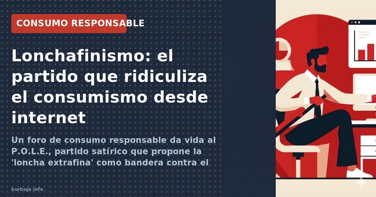 El P.O.L.E. (Partido Obrero Lonchafinista Español) nació en un foro de consumo responsable como sátira política. Su lema: «Va