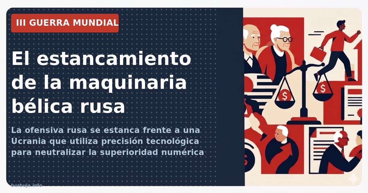 La ofensiva rusa se estanca frente a una Ucrania que utiliza precisión tecnológica para neutralizar la superioridad numérica 