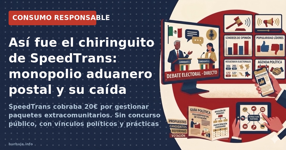 SpeedTrans cobró 20 euros por cada paquete de fuera de la UE. Tras denuncias masivas, Correos recuperó la gestión. ¿Se ha sol