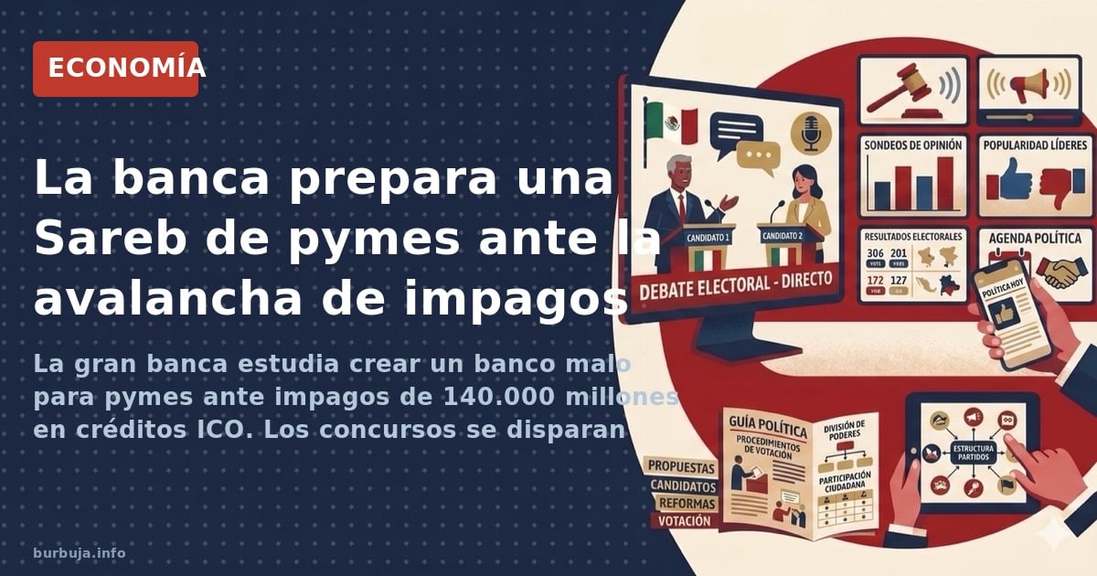 La gran banca estudia crear un banco malo para pymes ante impagos de 140.000 millones en créditos ICO. Los concursos se dispa