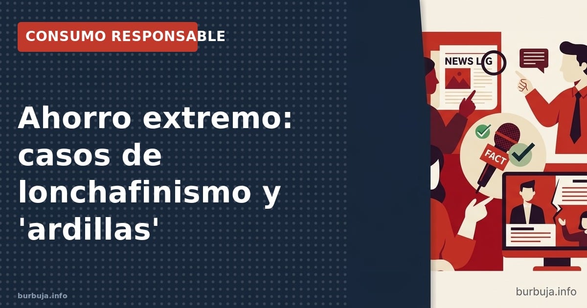 Casos de lonchafinismo: desde aprovechar restos de comida hasta reformas caseras de bajo coste. Analizamos el ahorro extremo.