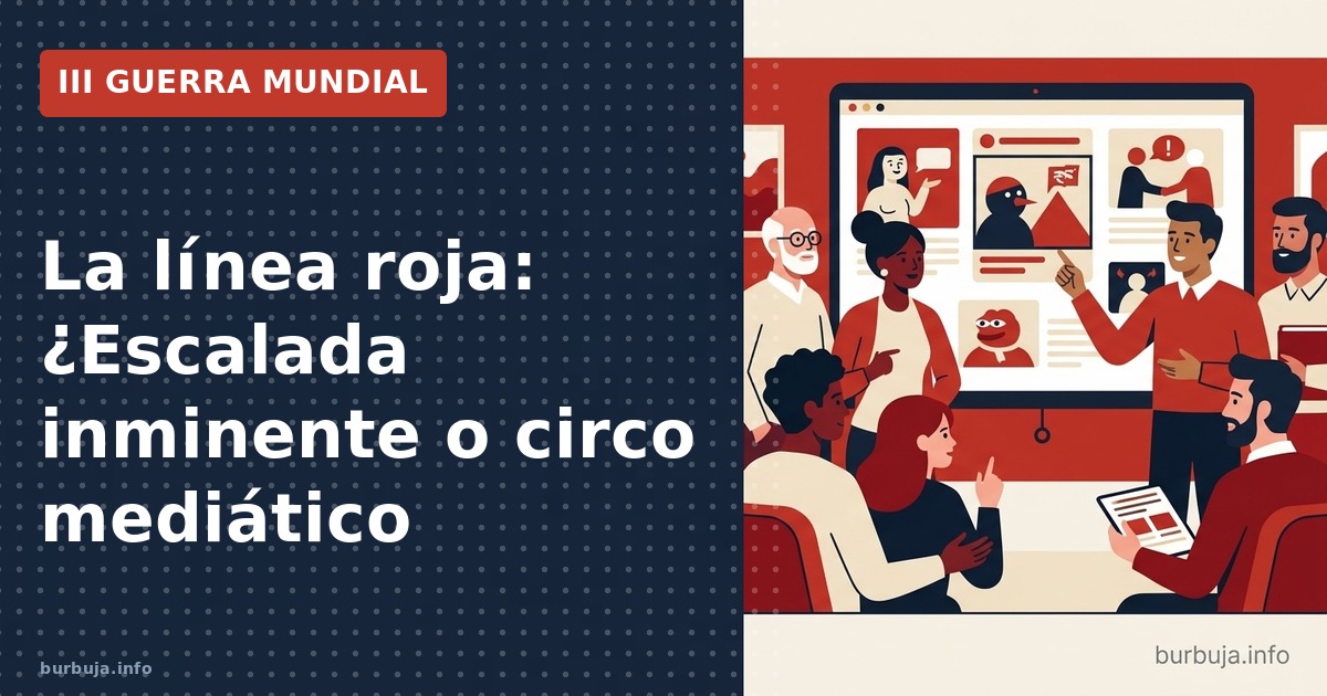 La línea roja: ¿Escalada inminente o circo mediático