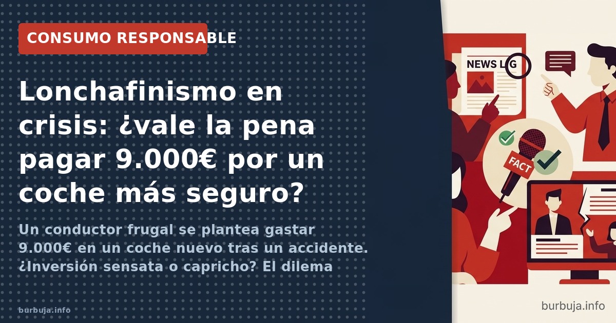 Tras un accidente con neumáticos gastados, un conductor frugal sopesa los 9.000 euros de un coche nuevo con ESP frente a mant