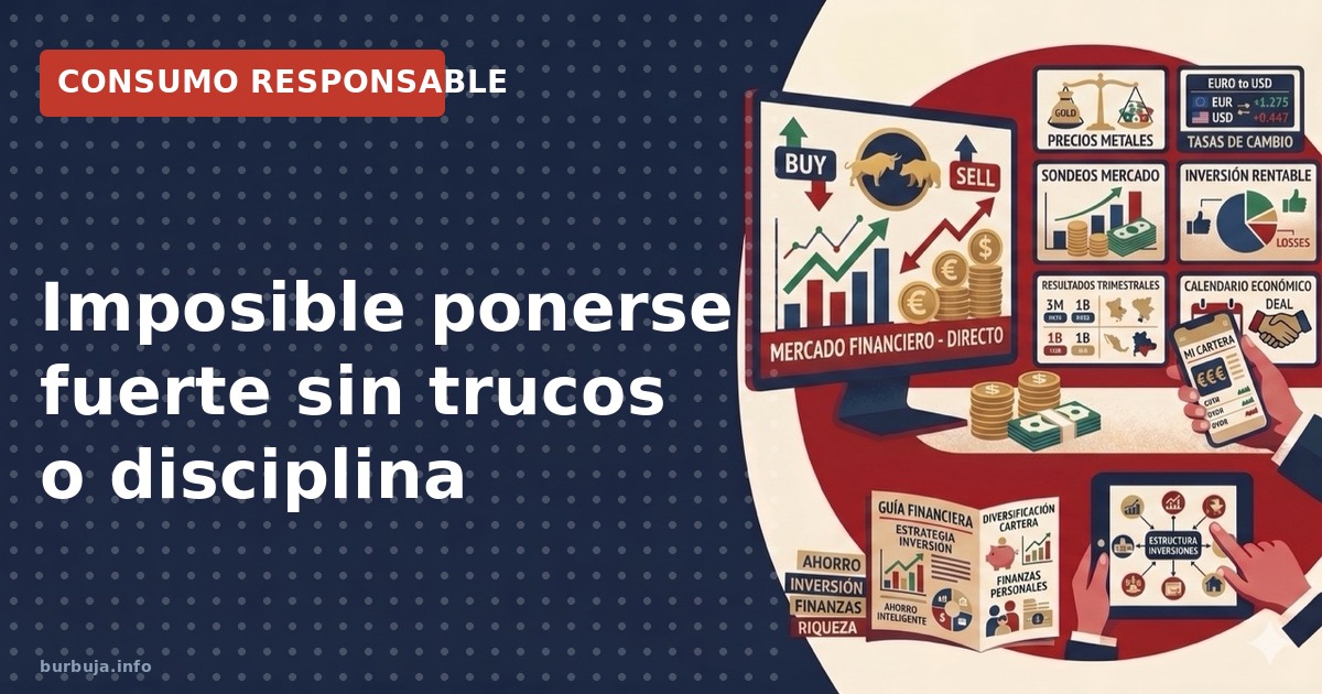 Análisis de la imposibilidad de ganar músculo sin dieta rigurosa y esfuerzo constante