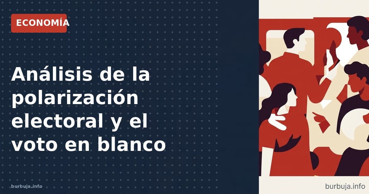 Análisis de la polarización electoral y el voto en blanco en las elecciones del 28 de mayo. ¿Qué dicen los datos sobre la caí