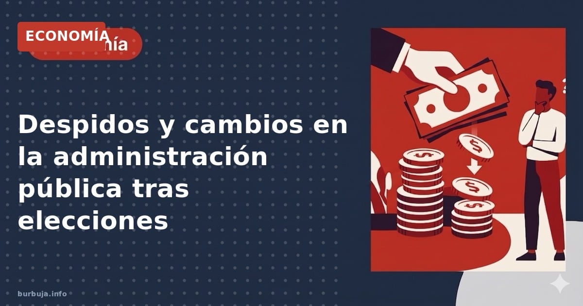 Análisis de la reestructuración administrativa tras cambios políticos. Se evalúa el impacto en la plantilla y la gestión muni