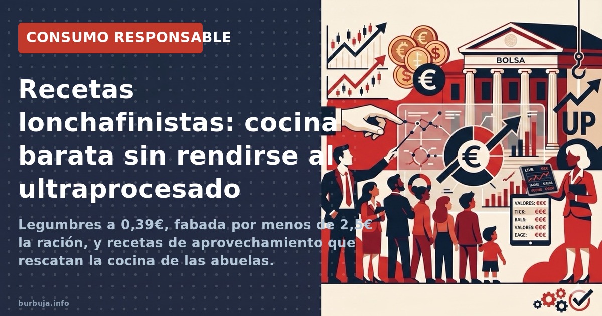 Descubre cómo preparar recetas lonchafinistas: legumbres, aprovechamiento y técnicas para comer bien por menos de 1 euro por 
