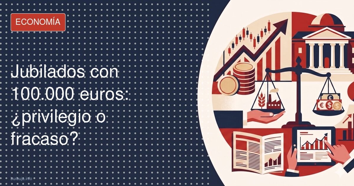 Jubilados con 100.000 euros: ¿mucho o miseria?