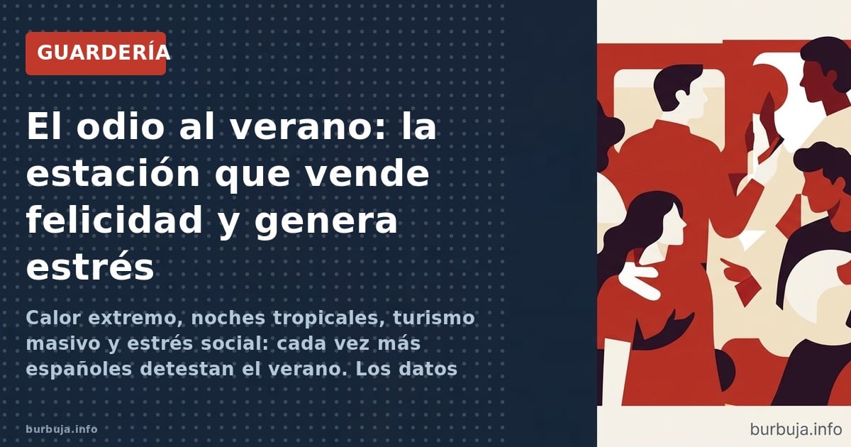 Odiar el verano: la cruzada del calor y el cortisol