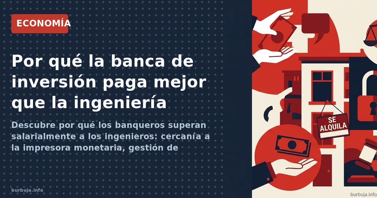 Descubre por qué los banqueros superan salarialmente a los ingenieros: cercanía a la impresora monetaria, gestión de incertid
