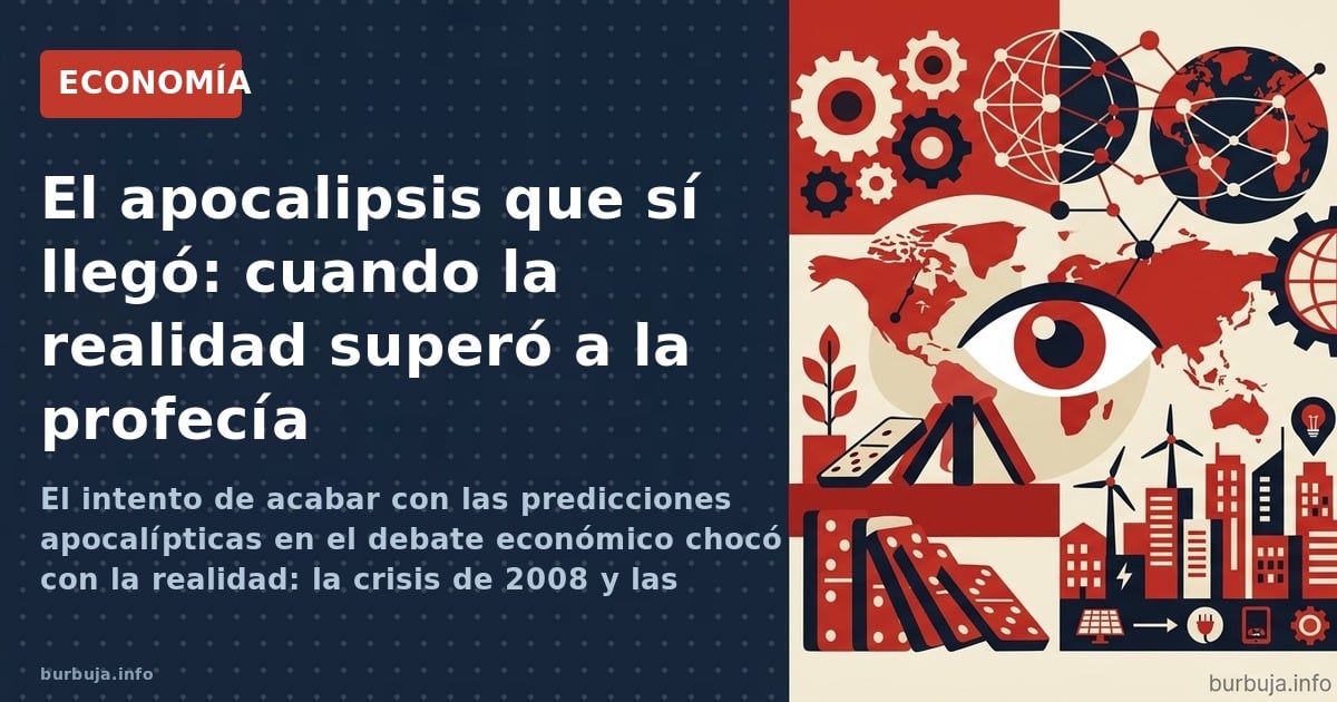 Del boom inmobiliario al COVID: quince años de predicciones apocalípticas en economía. ¿Qué acierta y qué falla? Análisis de 