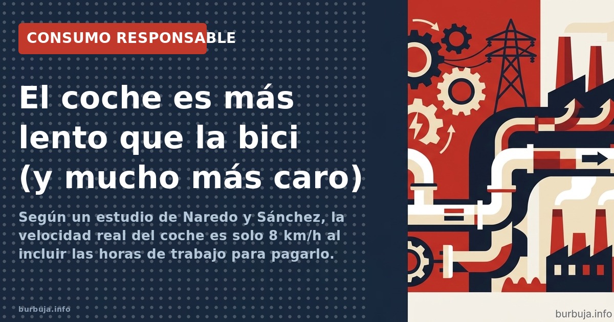 Por qué el coche es más lento que la bicicleta