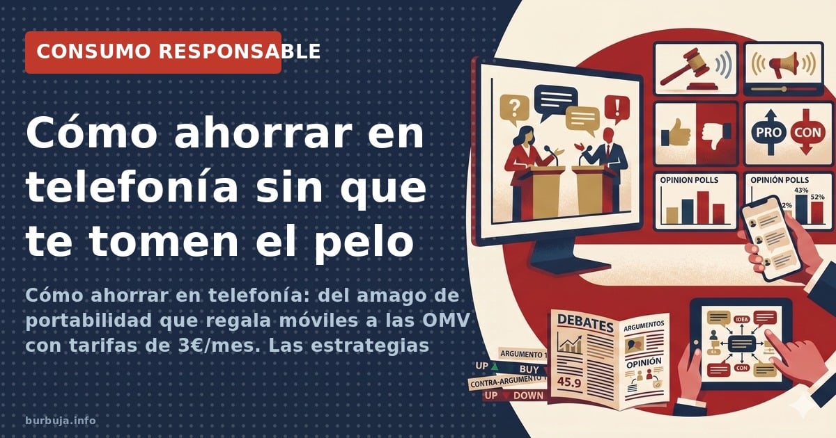 Guía práctica para ahorrar en telefonía: desde el amago de portabilidad hasta las OMVs. Cómo conseguir móviles gratis y reduc