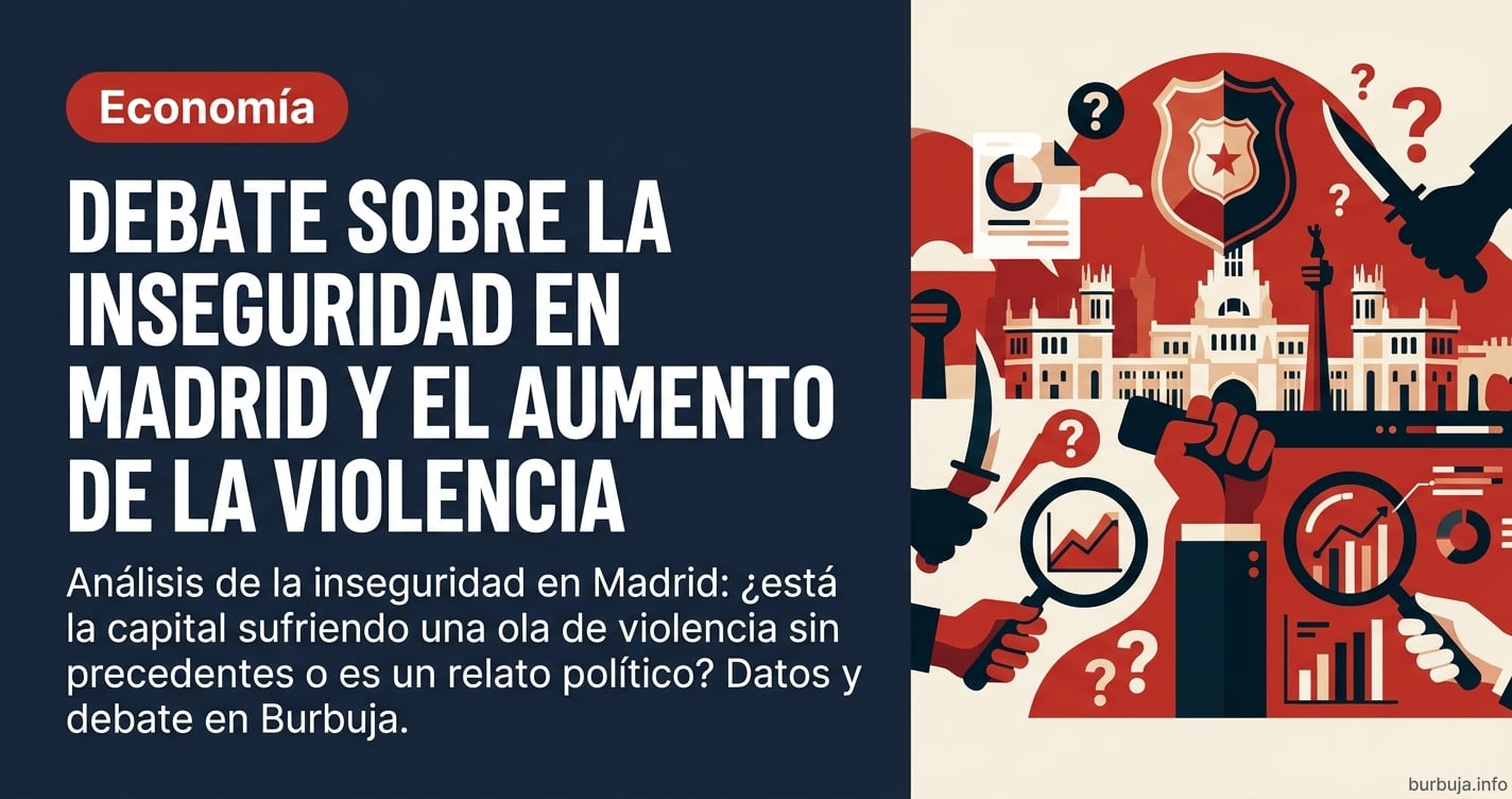 Análisis de la inseguridad en Madrid: ¿está la capital sufriendo una ola de violencia sin precedentes o es un relato político