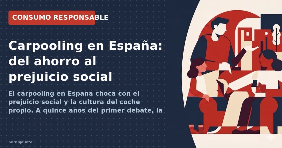 El carpooling promete ahorro en combustible, pero en España choca con la desconfianza y el 'qué dirán'. Descubre las barreras