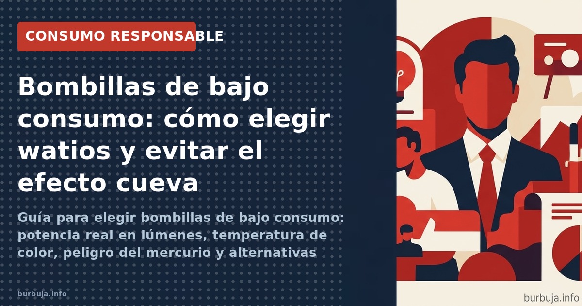 Cómo elegir bombillas de bajo consumo: equivalencias reales, temperatura de color, marcas recomendadas y el debate sobre merc