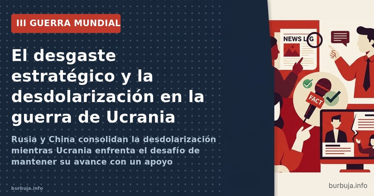 Rusia y China consolidan la desdolarización mientras Ucrania enfrenta el desafío de mantener su avance con un apoyo estadouni