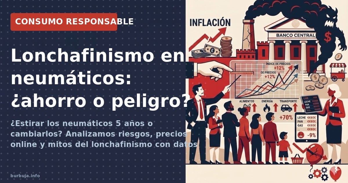 ¿Cambiar neumáticos cada 5 años o solo por desgaste? El lonchafinismo en ruedas divide opiniones. Datos de precios, riesgos y