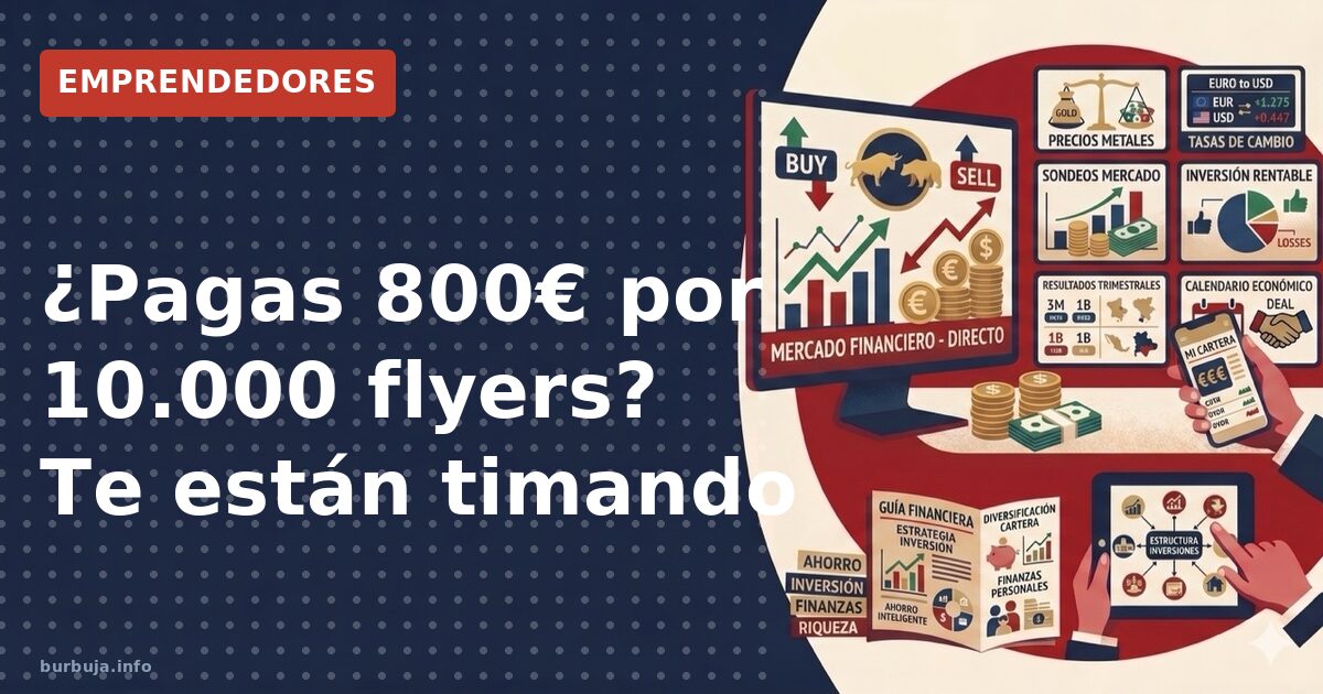 Buzoneo: 800 euros por 10.000 flyers, ¿merece la pena?