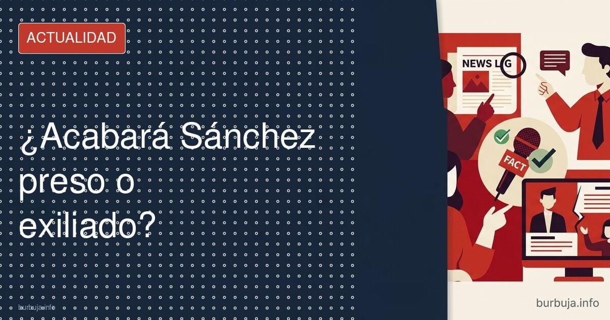 ¿Acabará Sánchez preso o exiliado?