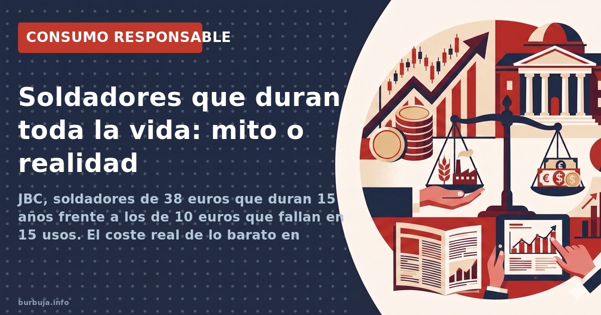 JBC se consolida como la marca más duradera en soldadores de estaño, con testimonios de más de 20 años de uso. ¿Merece la pen