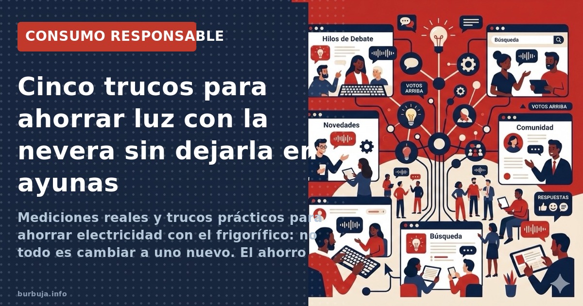 ¿Cuánto se ahorra con los trucos para el frigorífico? Datos de consumo real y advertencias sanitarias.