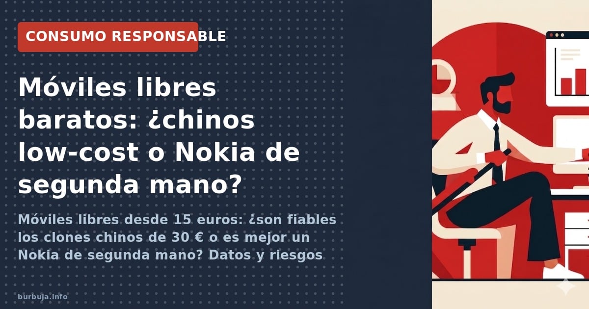 Clones chinos por 30 euros vs Simyo por 15: 15 años después, ¿qué móvil libre barato y duradero merece la pena? Datos y model