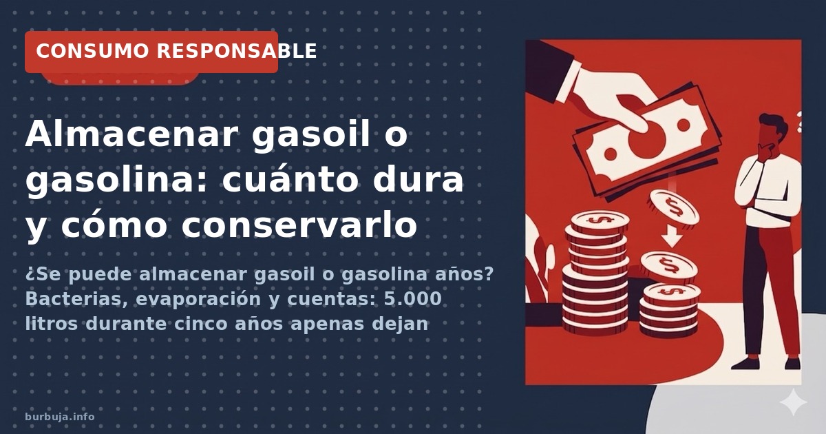 Almacenar combustible por años: ¿es posible?