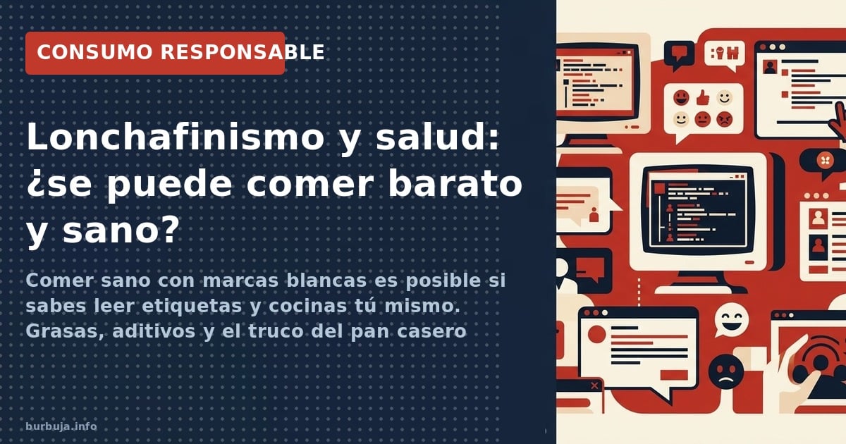 Descubre si es posible comer sano ahorrando: leer etiquetas, evitar grasas trans, cocinar en casa y los productos lonchafinis