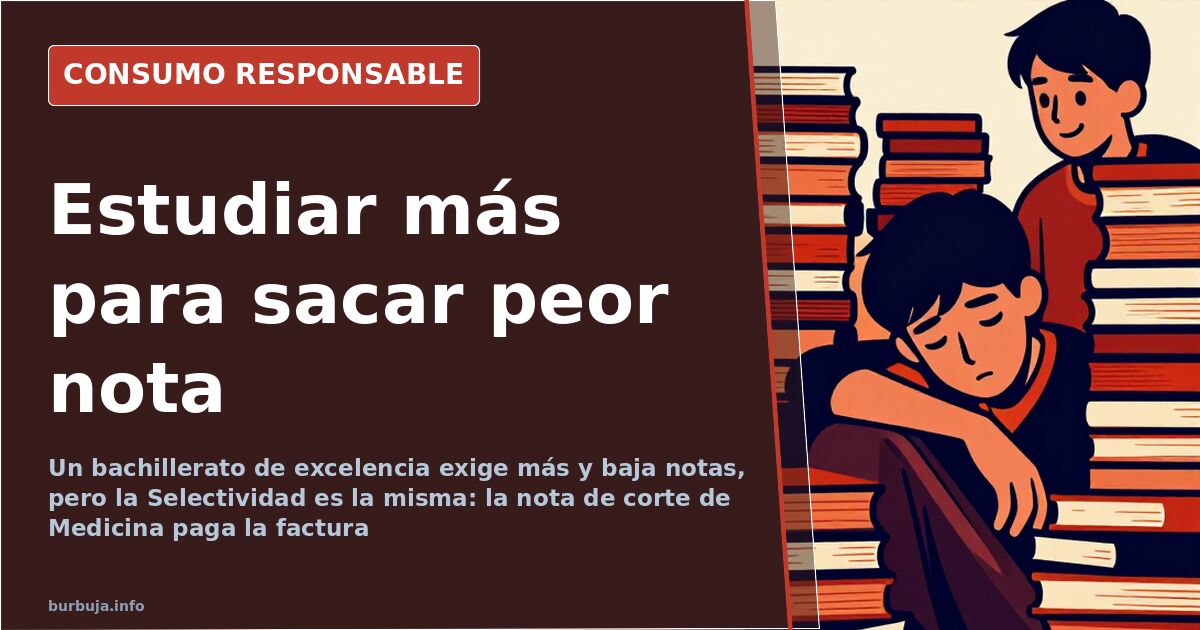 Spain's Excellence Baccalaureate: Lower Grades, Same Entry Test