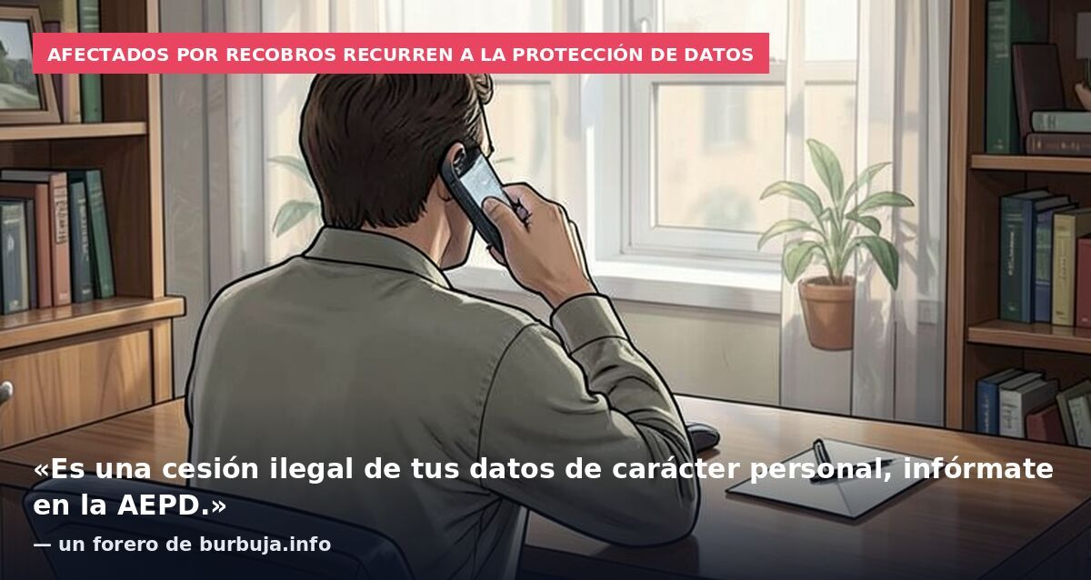 Afectados por recobros recurren a la protección de datos: «Es una cesión ilegal de tus datos de carácter personal, infórmate en la AEPD.» — un forero de burbuja.info