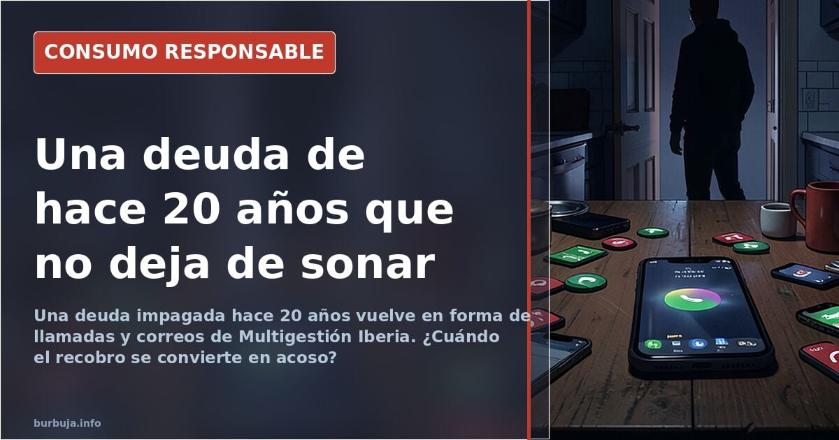 Multigestión Iberia: 20 years of calls over an unpaid debt