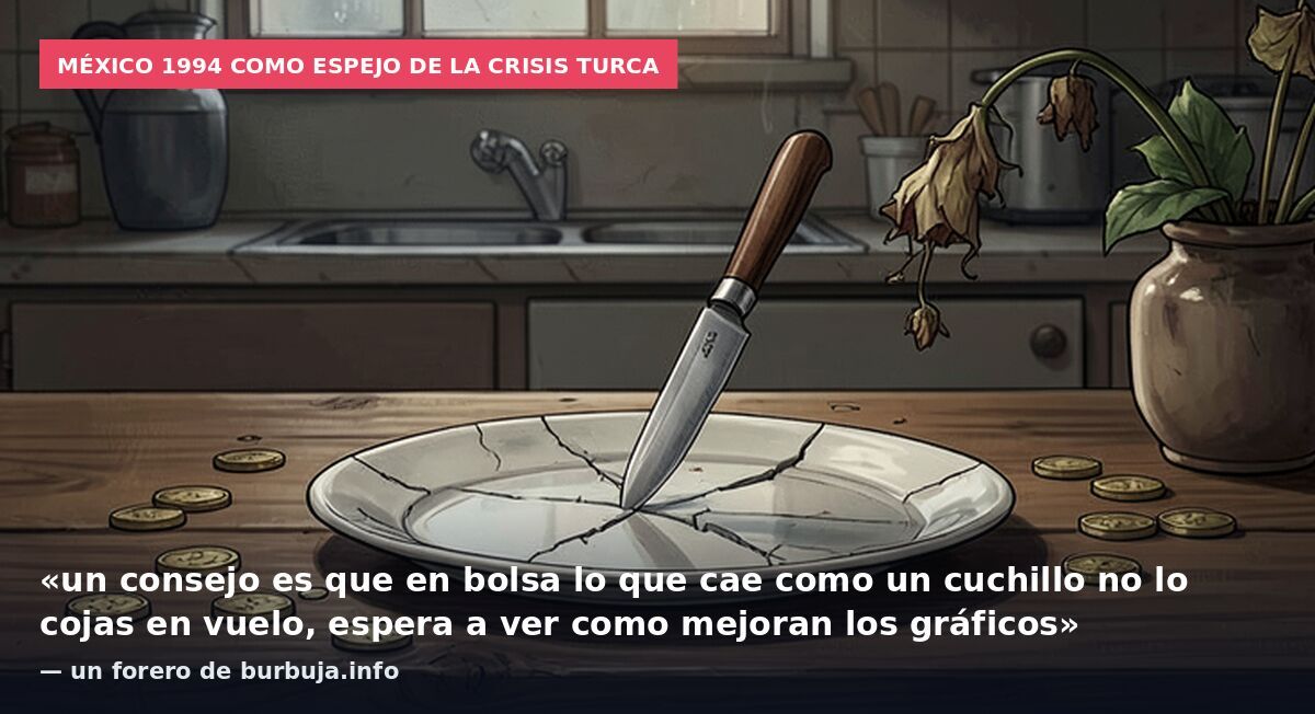 México 1994 como espejo de la crisis turca: «un consejo es que en bolsa lo que cae como un cuchillo no lo cojas en vuelo, espera a ver como mejoran los gráficos» — un forero de burbuja.info