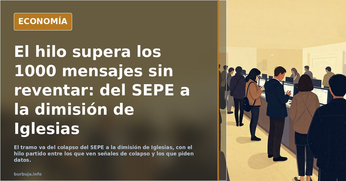 Esto va a explotar en cualquier momento. Estáis avisados.