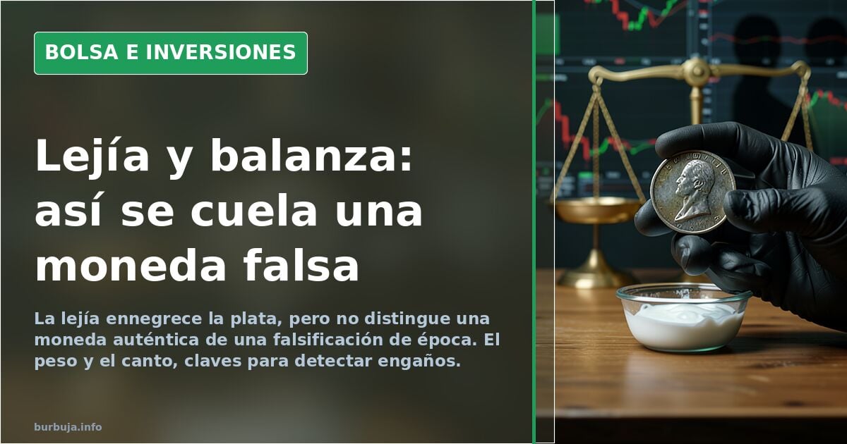 Cómo detectar monedas de plata falsas: lejía, peso y canto