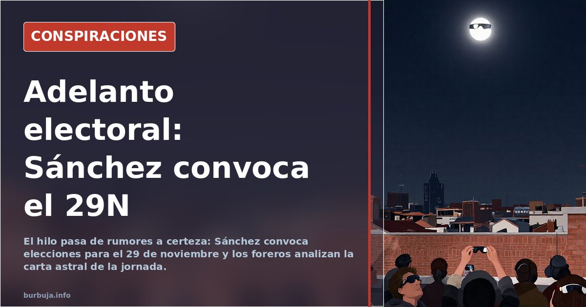 No será en octubre, pero podría ser en noviembre 3.0
