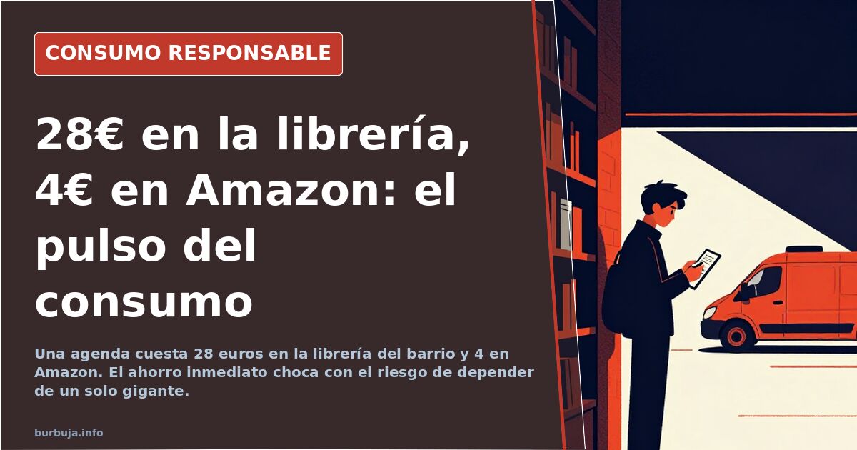 Comprarlo todo en Amazon: ahorro inmediato y coste futuro