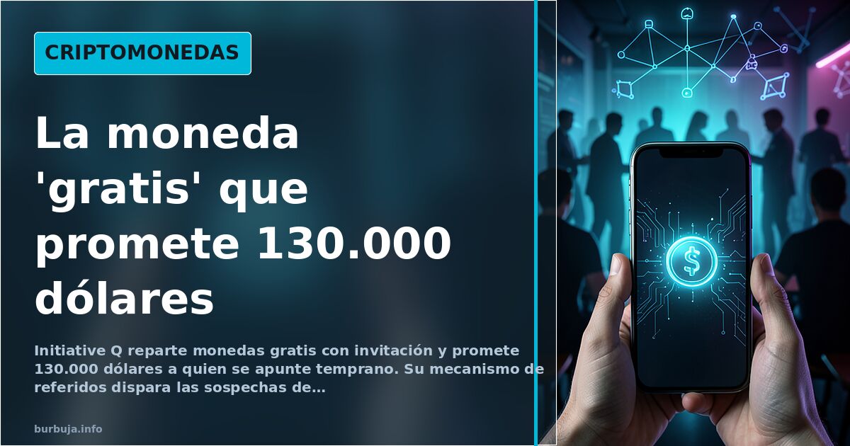 Initiative Q: free coins by invitation with a promised $130,000 payout
