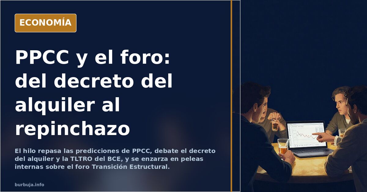PPCC y el foro: del decreto del alquiler al repinchazo