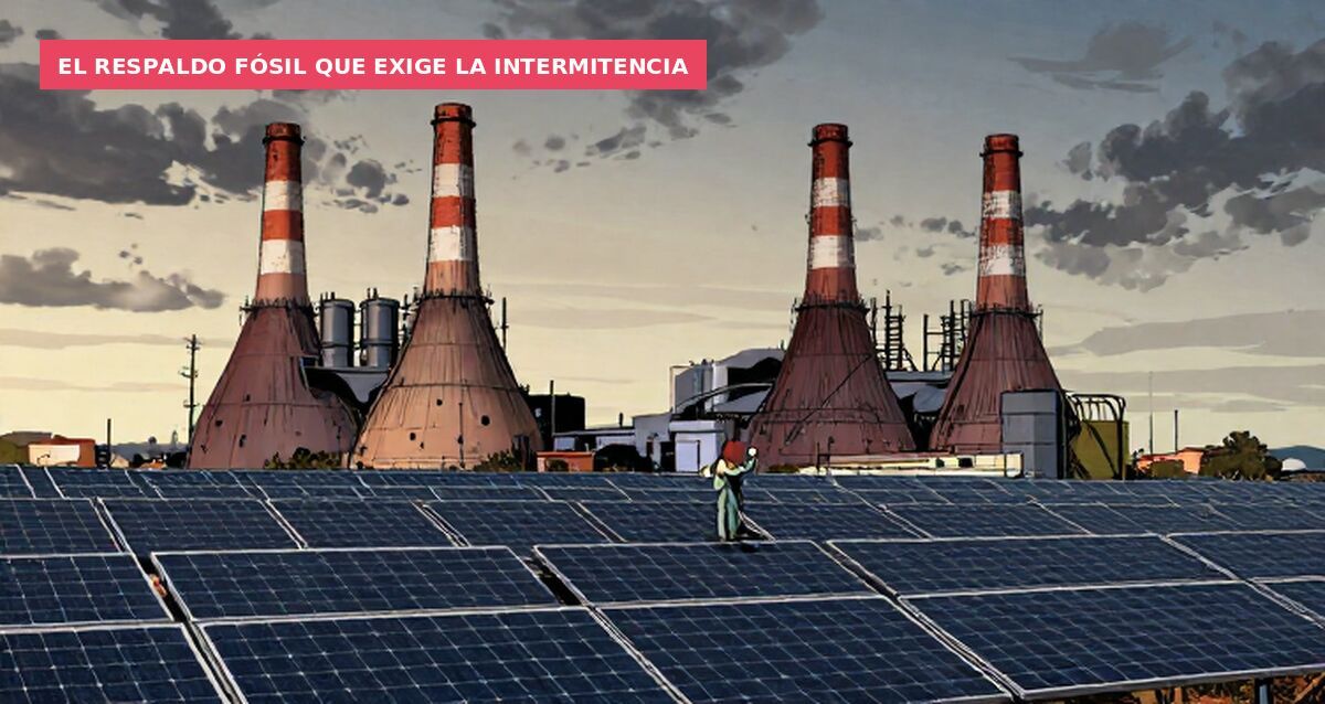 El respaldo fósil que exige la intermitencia