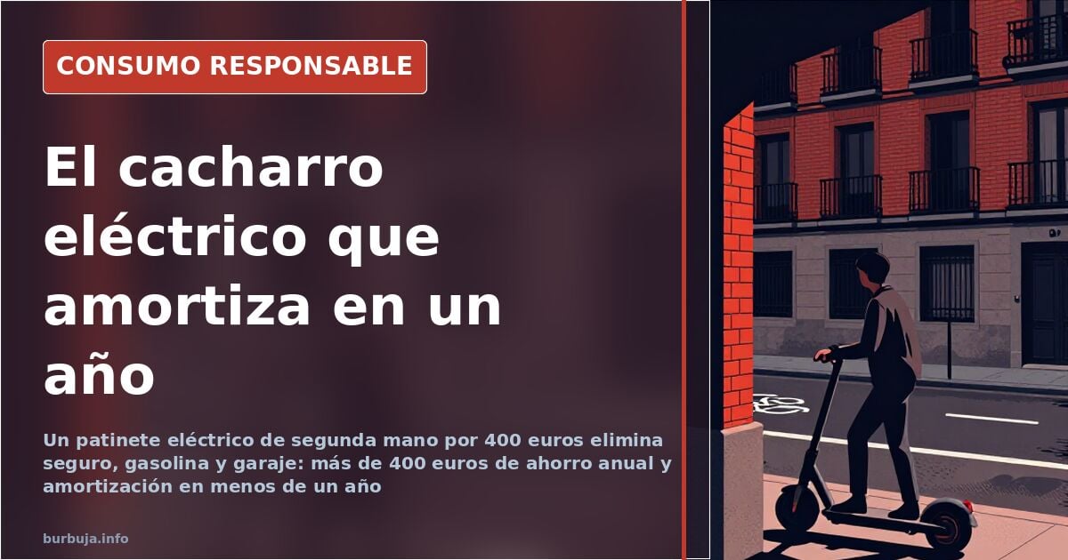 Electric Scooter: €400 Cost vs €400 Annual Savings