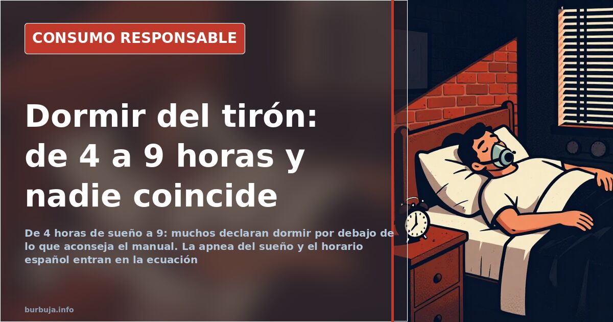 Persona durmiendo en una cama, imagen para ilustrar cuántas horas de sueño se duermen y los despertares nocturnos
